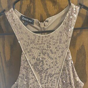 Beautiful Sequin Vintage Bebe Cocktail Dress
